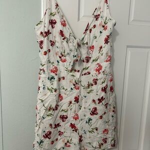 Rue21 White Floral Romper
